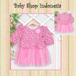 large PD389 Dress Tutu Katun Tile Half Sleeve Pink copy